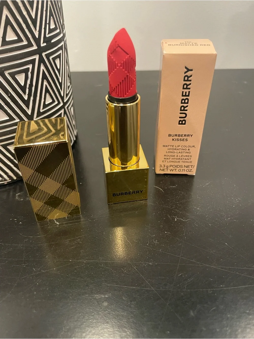 Burberry Kisses Matte Lipstick — 117 Burnished Red